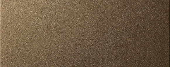 Sanded bronze finish
