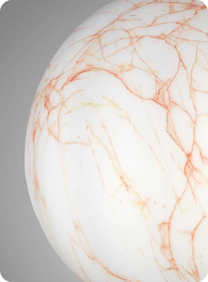 Special lighting polyethylene sphere