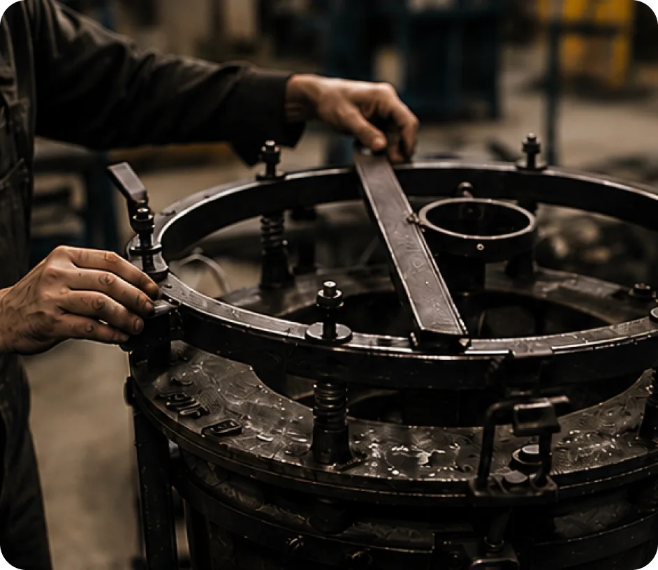 Preparing a rotational mold
