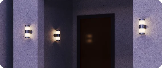Soft Light wall luminaires
